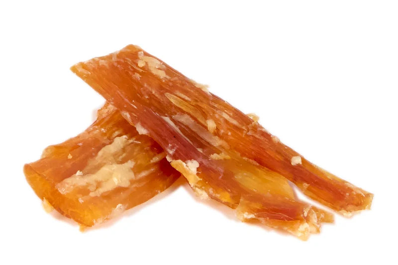 Backstrap tendons dog chew for power chewers