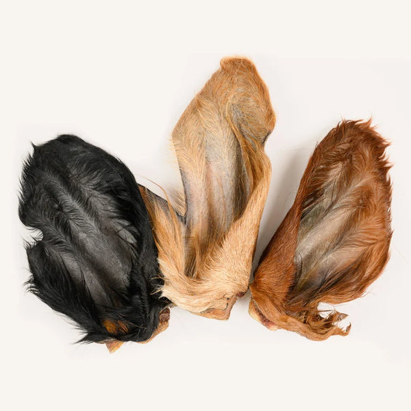 Hairy Cow Ears Dog Treats - 15ct Chewy, Nutritious Dog Chews