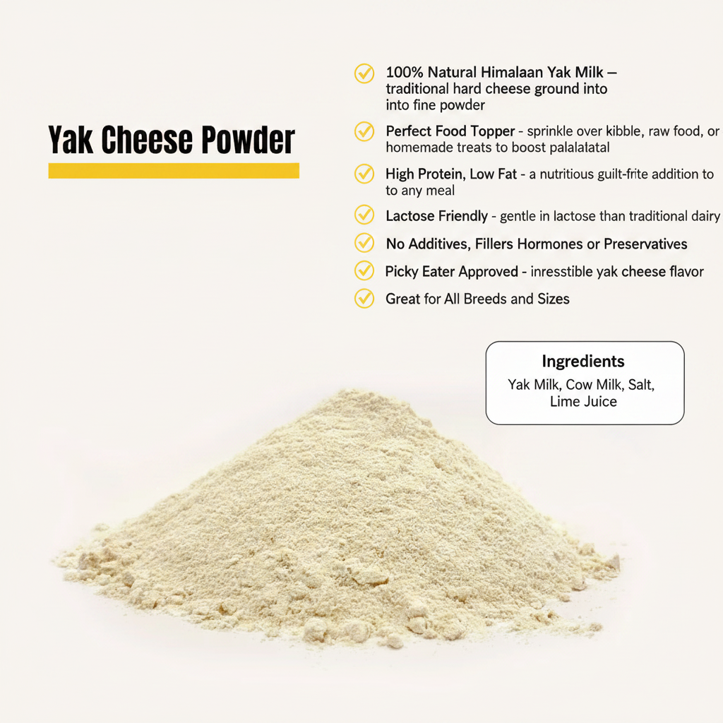 Transform Your Meals with Himalayan Yak Cheese Powder – 6oz of Pure Flavor