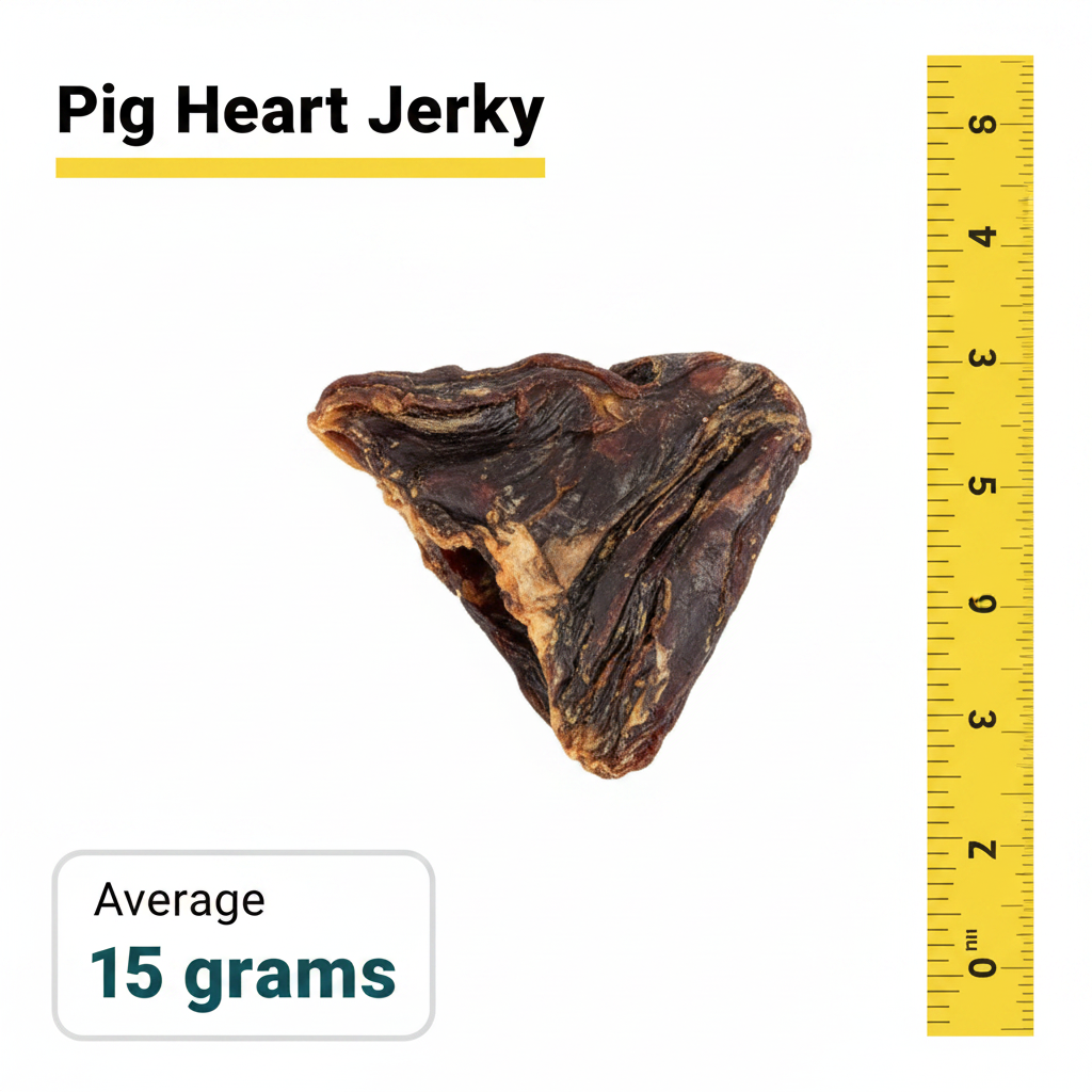 Natural Pig Heart Dog Treats: Nutrient-Rich Jerky for Dogs