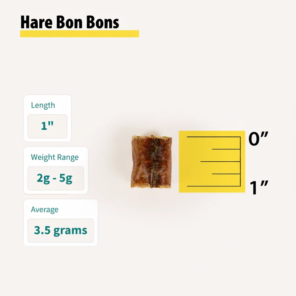 Hare Bon Bons Dog Treats - Nutritious & Tasty Training Treats for Your Furry Friend