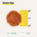 Talis Treats natural chicken dog chips, 6 oz bag.