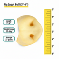 Talis Treat Pig Snout Puffs dog treats, natural chews.