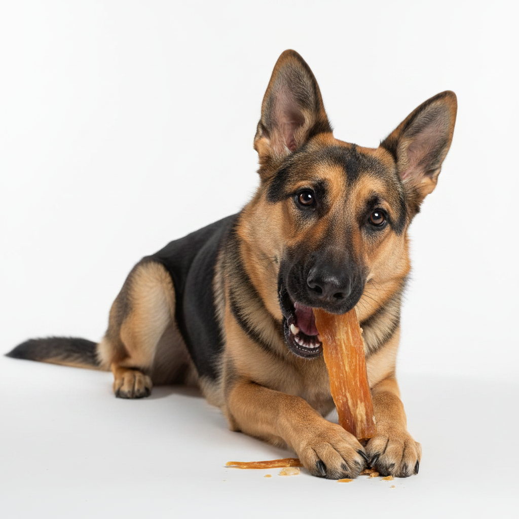 Backstrap tendons dog chew for power chewers