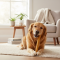 Premium chicken sausage dog treats in a bag, promoting healthy pups.